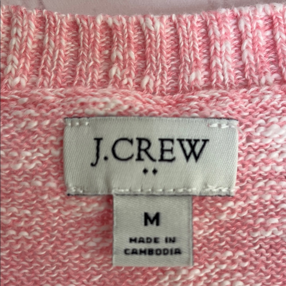 J. Crew Light Pink Crewneck Sweater Woman’s Size Medium - Picture 2 of 4